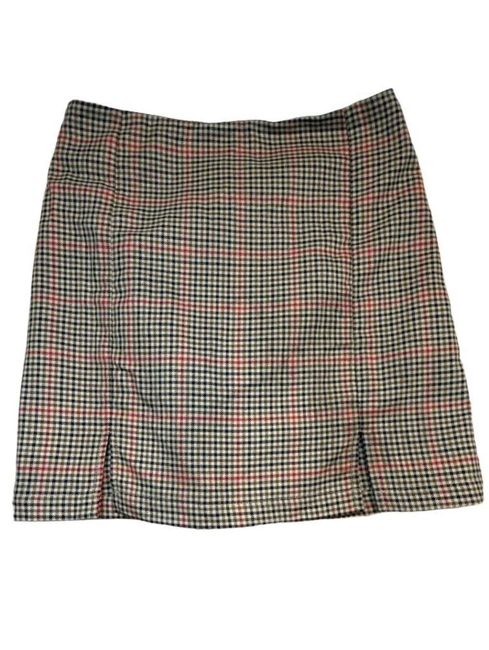 90s Vibes Sky and Sparrow Plaid Mini Skirt Grunge Size XS